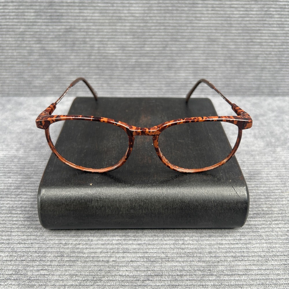 Designs by Ruth Carbon Prep y2k Eyeglasses Brown Tortoise Titanium Japan CP-3